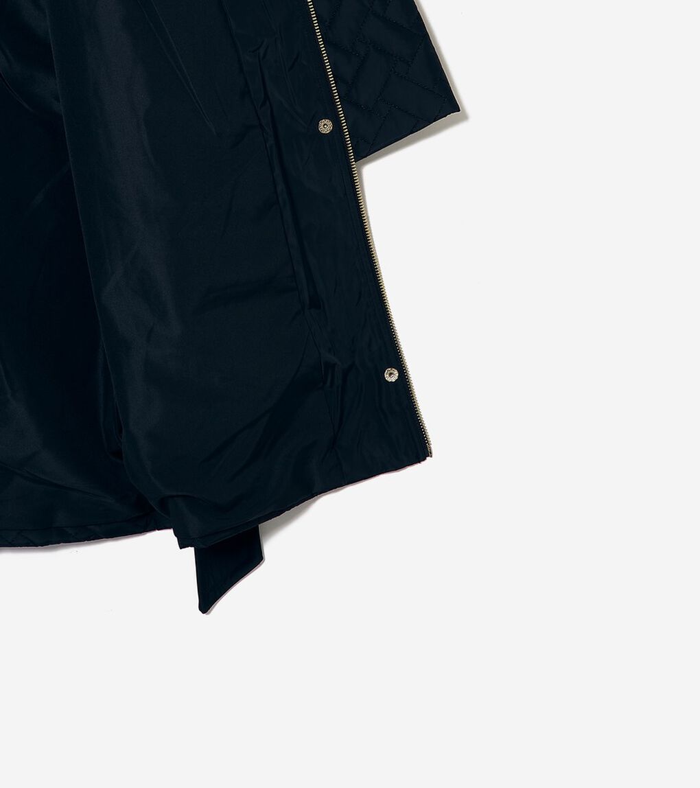 シグネチャー キルト ベルティド ジャケット womens