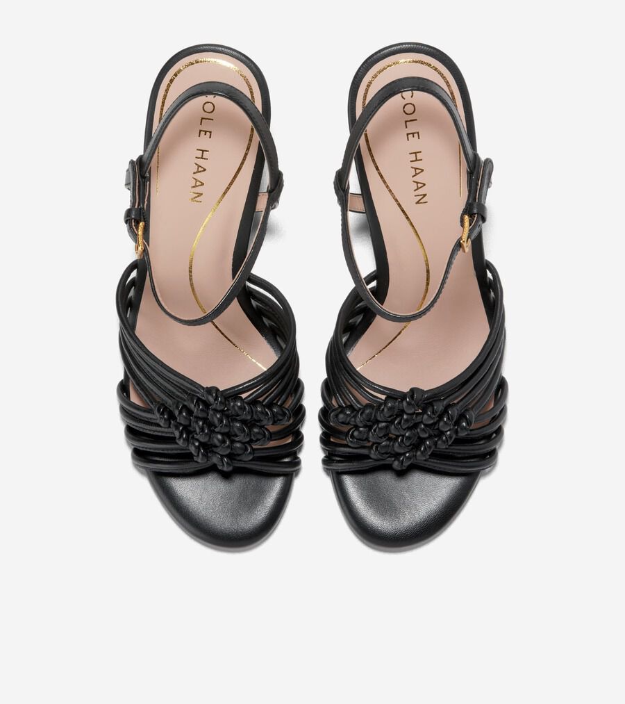 セール☆COLE HAAN ジットニーノット ウェッジ（ブラック） ジットニーノット ウェッジ womens. 25200 | COLE_HAAN