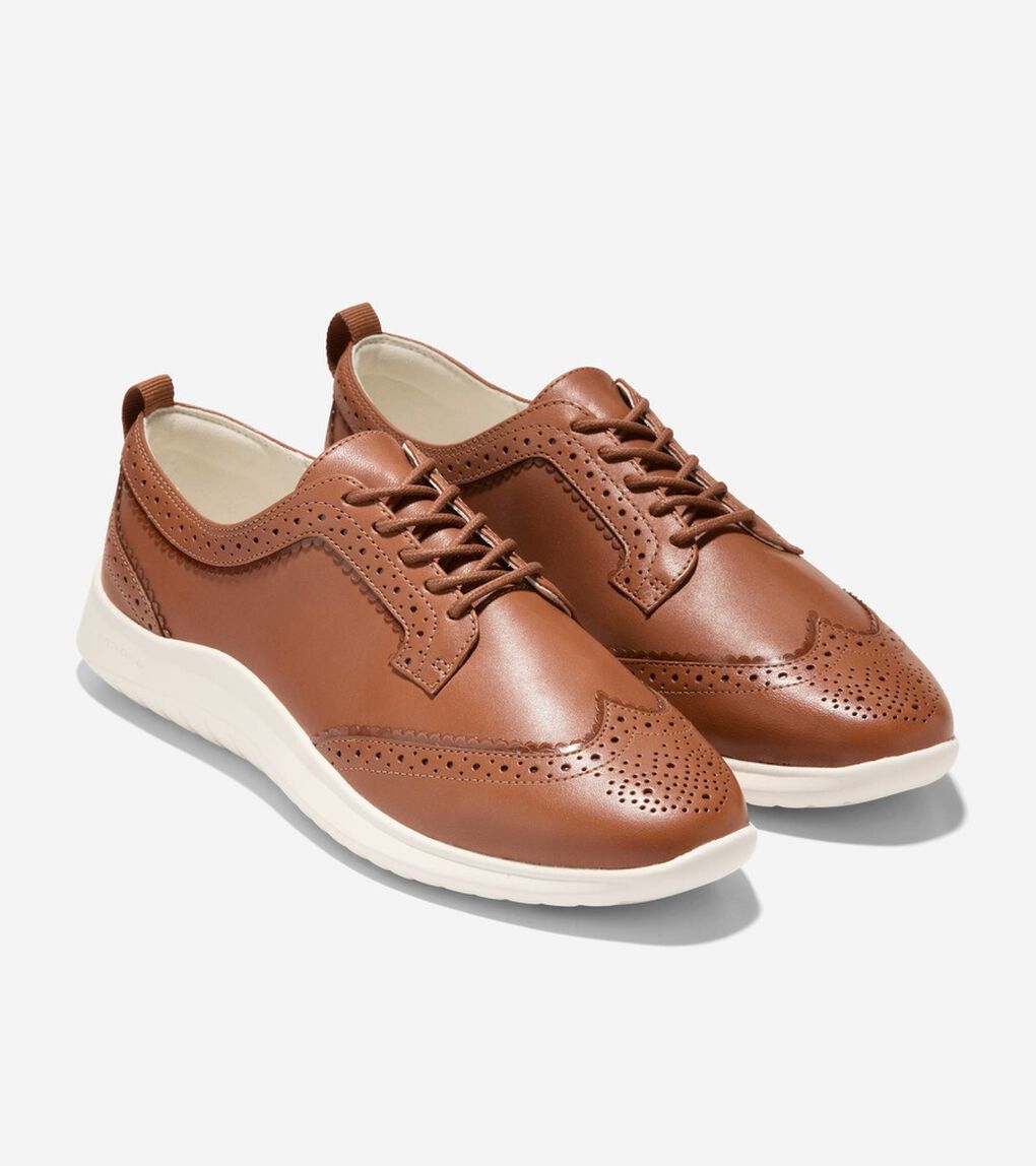 ゼログランド メリット ウィングチップ オックスフォード womens.