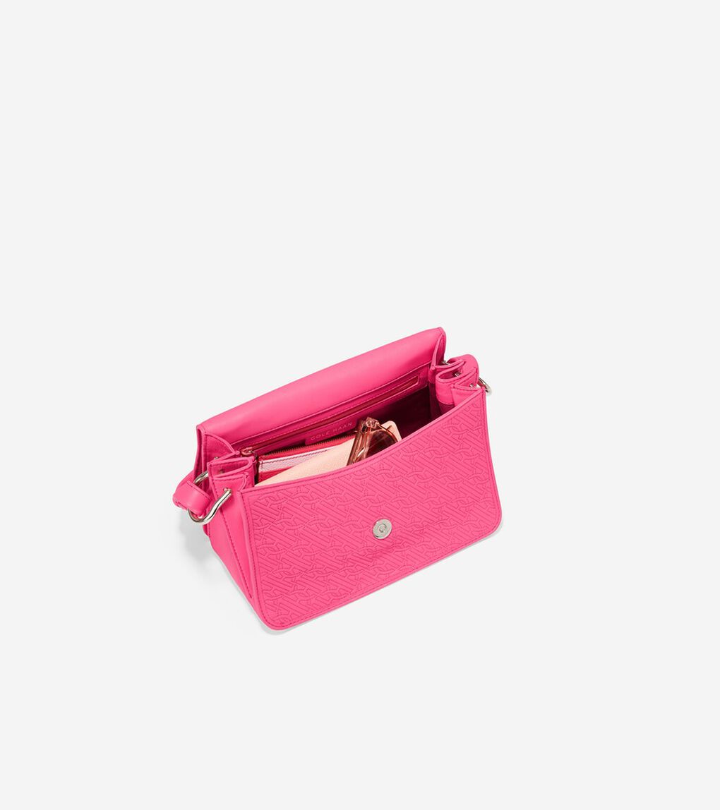 キルテッド ロゴ ショルダー バッグ womens.