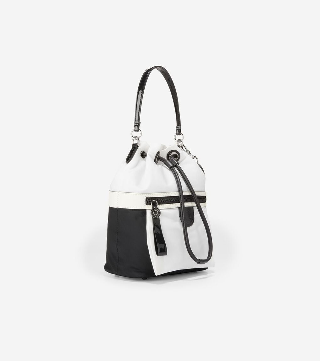ナイロン ドローストリング クロスボディ womens.