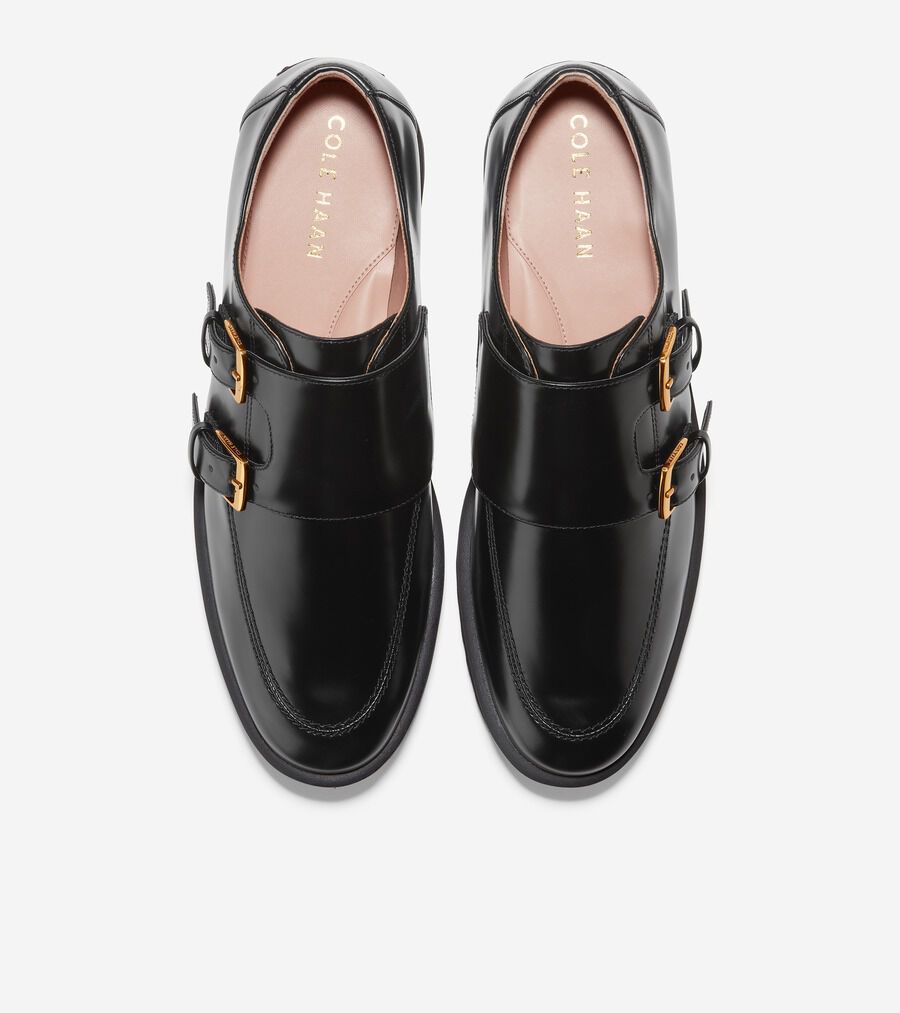 グリニッジ モンク ストラップ ローファー womens. 0.0 | COLE_HAAN