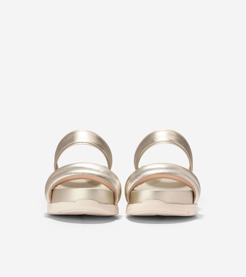 ゼログランド ダブルバンド スライド サンダル womens.