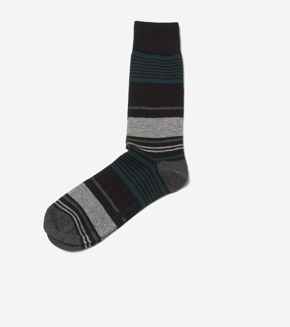 ストライプ ドレス クルー mens.