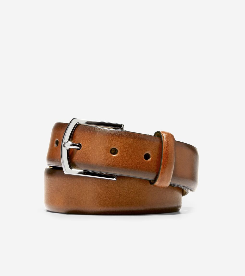 32mm バーニッシュ レザー ベルト mens.