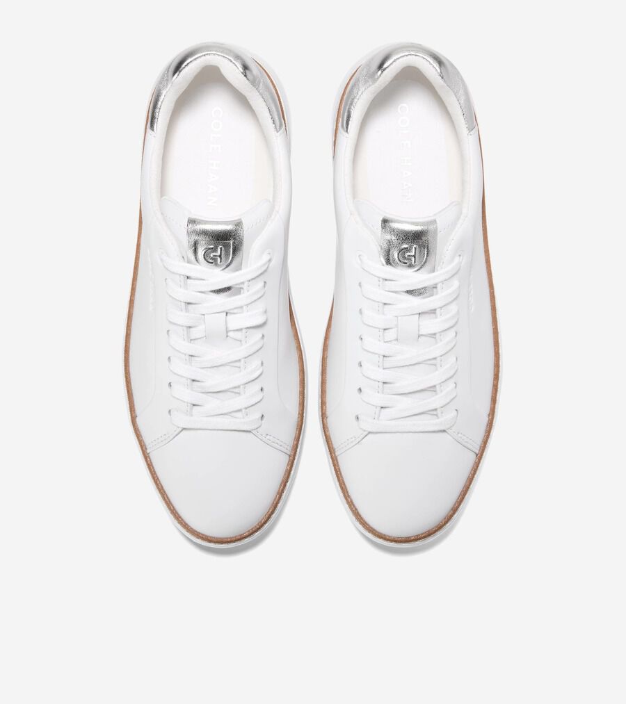 コパンサスケ Women's Generation ZERØGRAND II T-Toe Sneakers in White