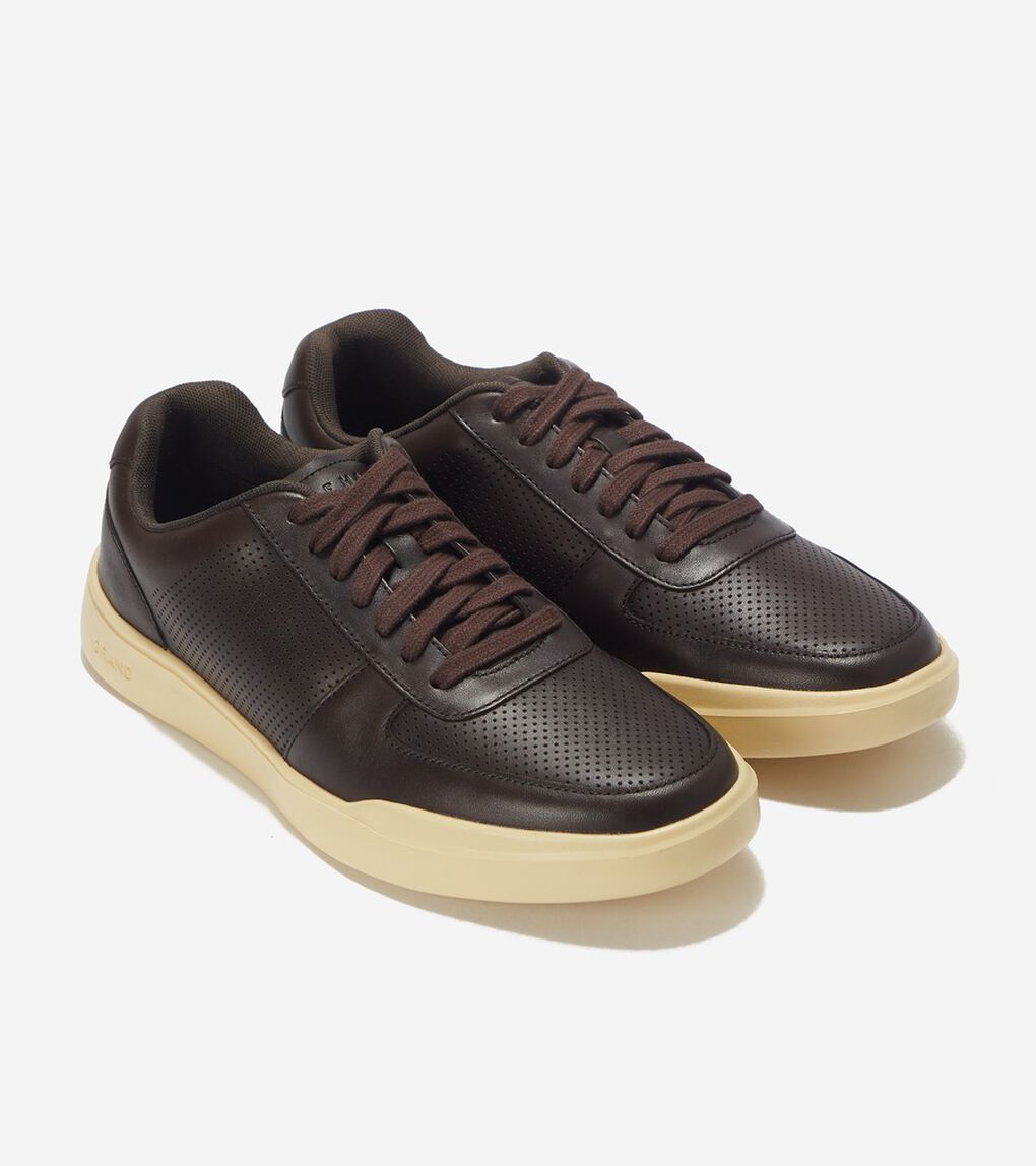 グランド クロスコート モダン パーフォレーション スニーカー mens.