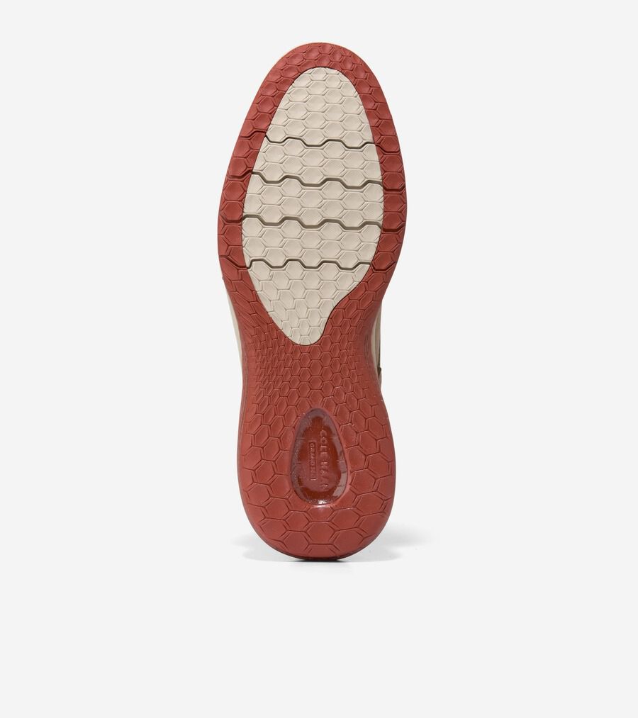 COLE HAAN GRAND.OS パンプス　スエード　グレー　ヒール ゼログランド ウィング オックスフォード クローズド ホール