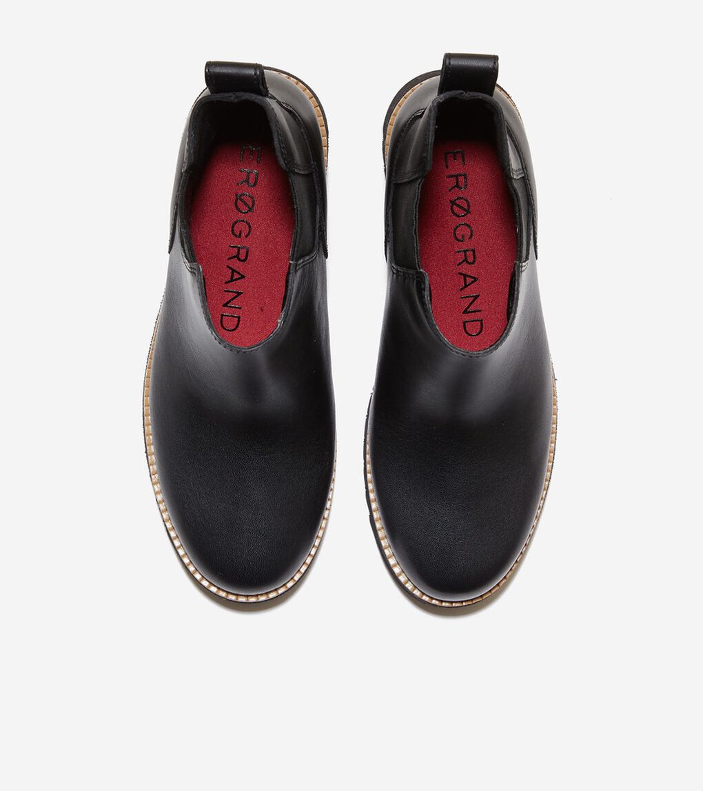 ゼログランド シティ ウェッジ ブーツ ウォータープルーフ womens.