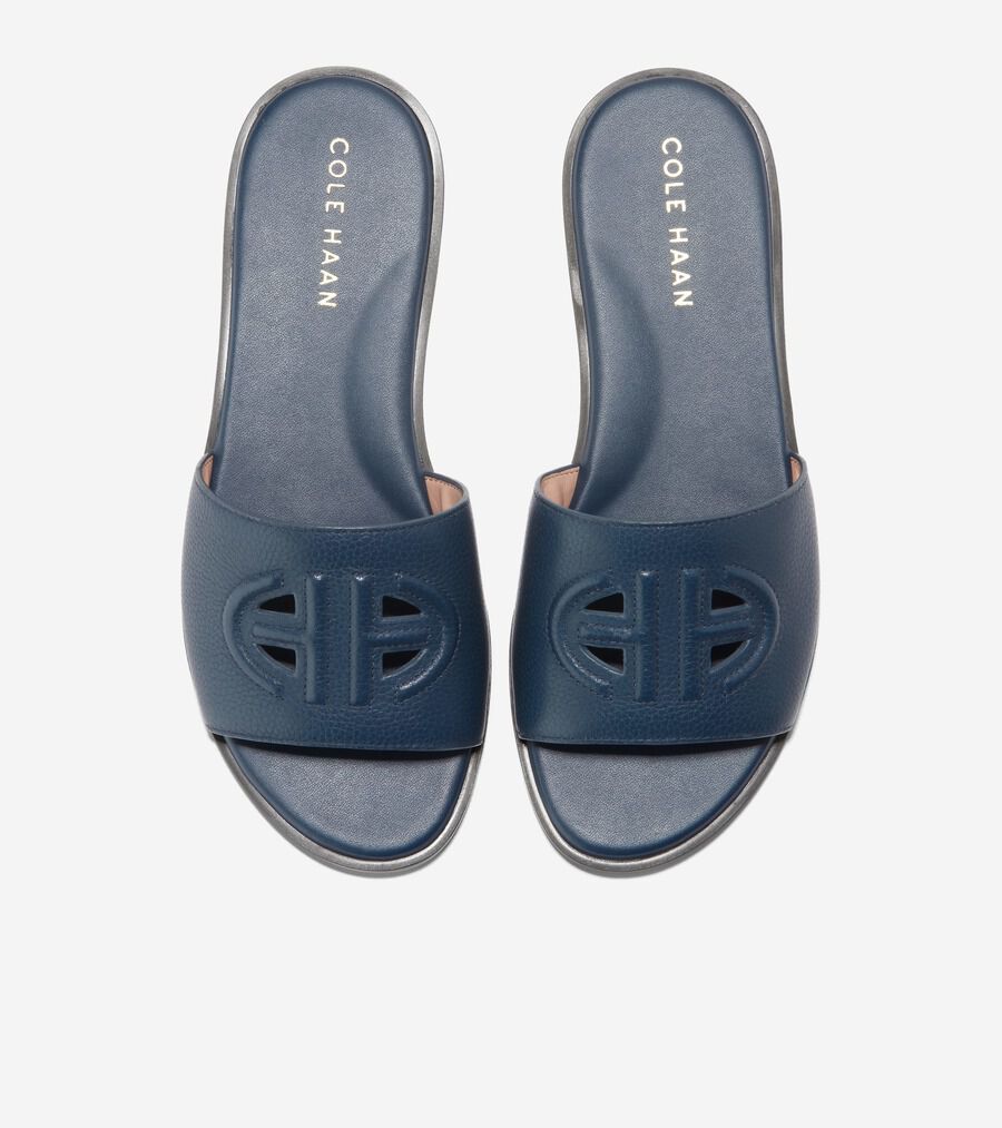 フリン ロゴ スライド サンダル womens. 22000 | COLE_HAAN