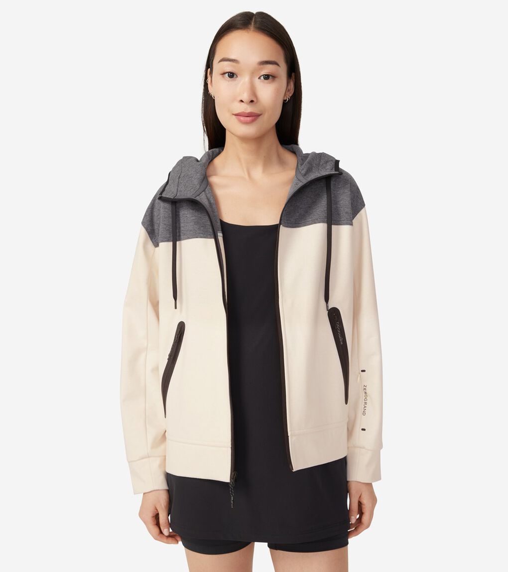 ゼログランド カラーブロック フーディー womens.