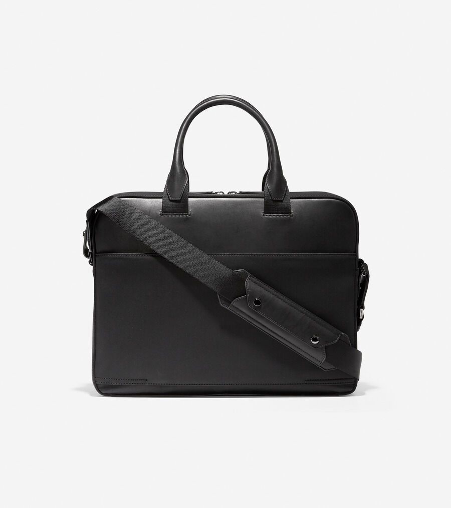 ナイロン W/ レザー 24HR アタッシェ mens. 17000 | COLE_HAAN