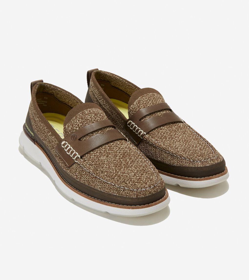 4.ゼログランド スティッチライト ローファー mens.