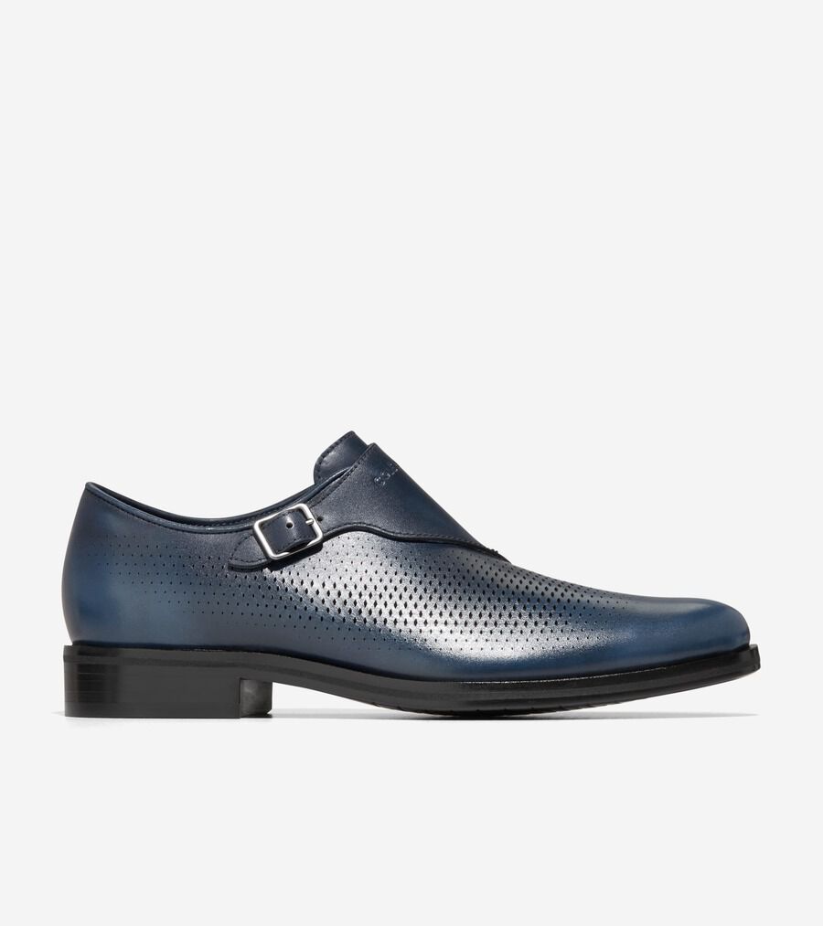 コール ハーン公式】メンズ Washington Grand Laser Monk Strap