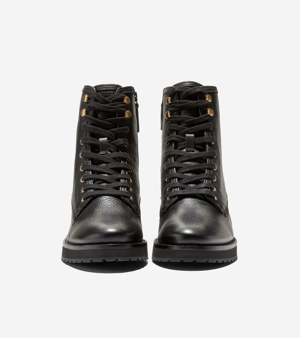 リンドン ウォータープルーフ レースアップ ブーティー womens