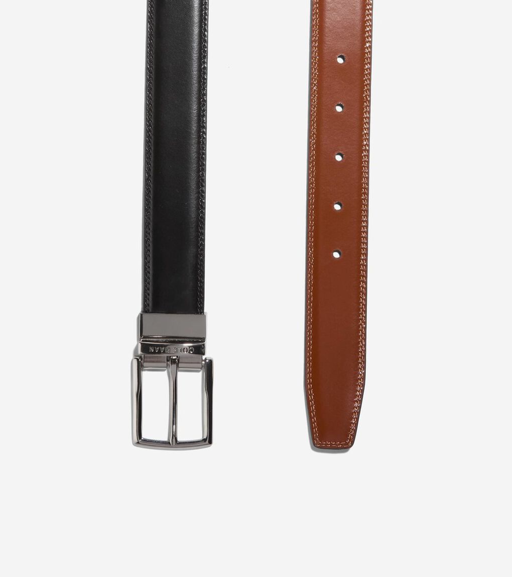 クラシックリバーシブルレザーベルト mens