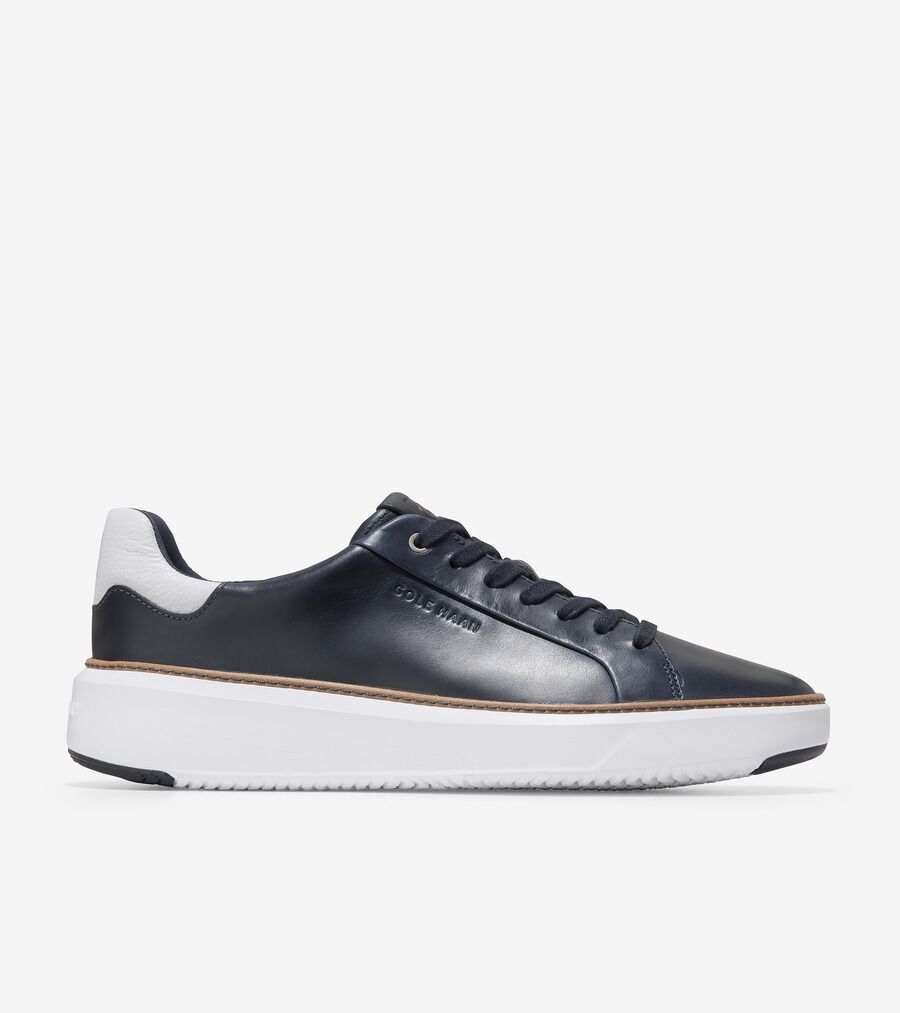 COLE HAAN Men's グランドプロ トップスピン スニーカー 紺 グランドプロ トップスピン スニーカー mens 24000 | COLE_HAAN