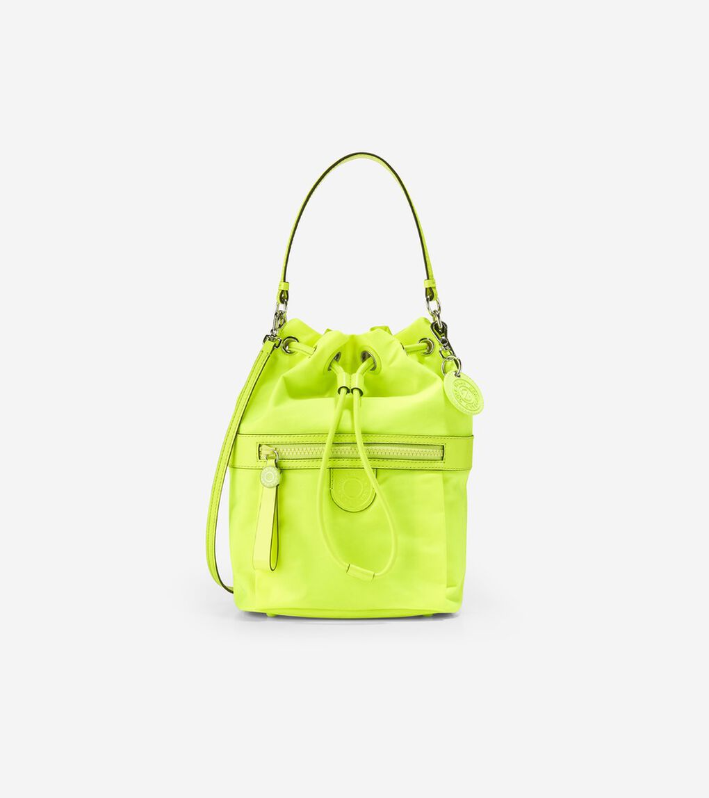 ナイロン ドローストリング クロスボディ womens.