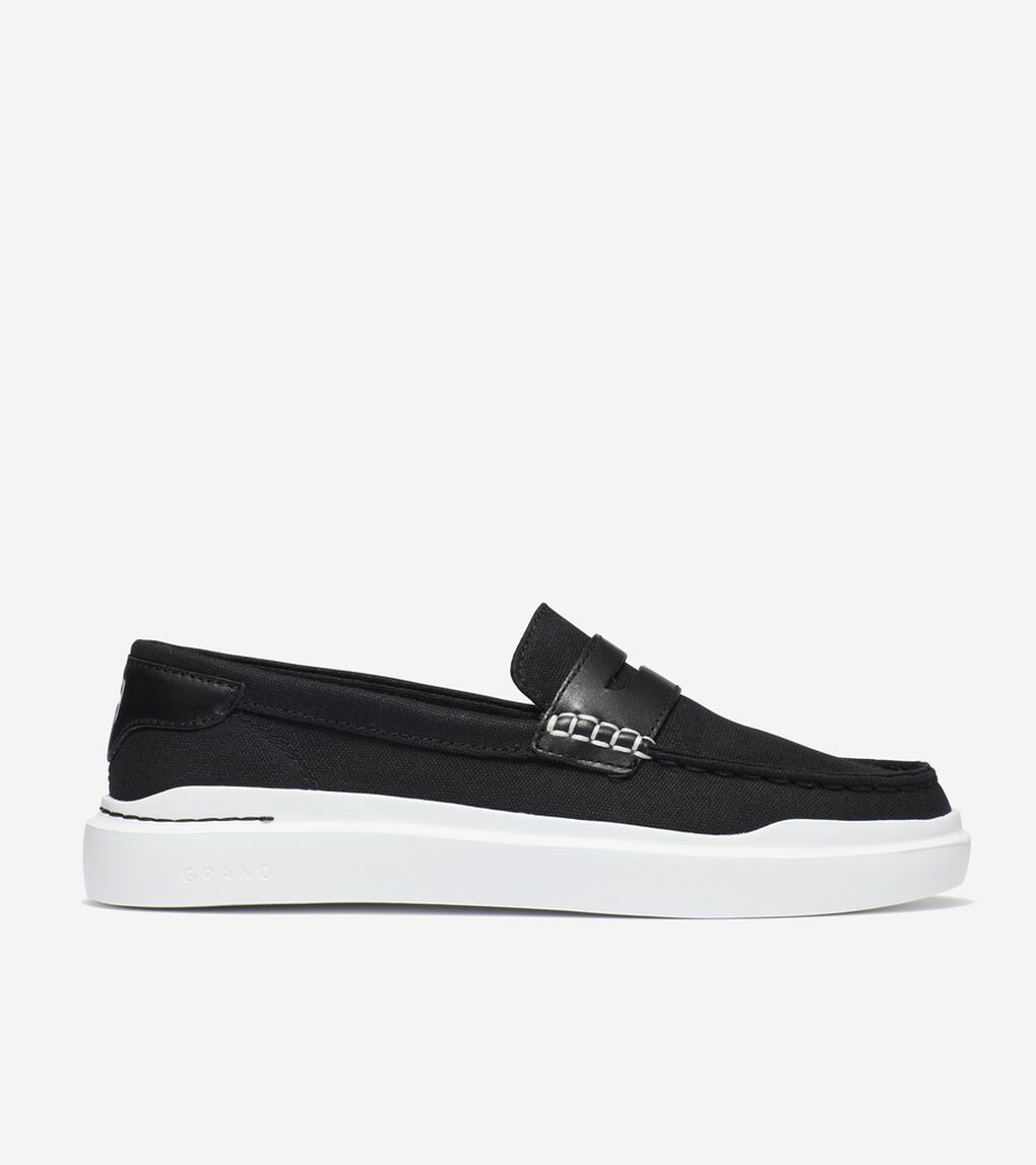 グランドプロ ラリー キャンバス ペニー ローファー womens.
