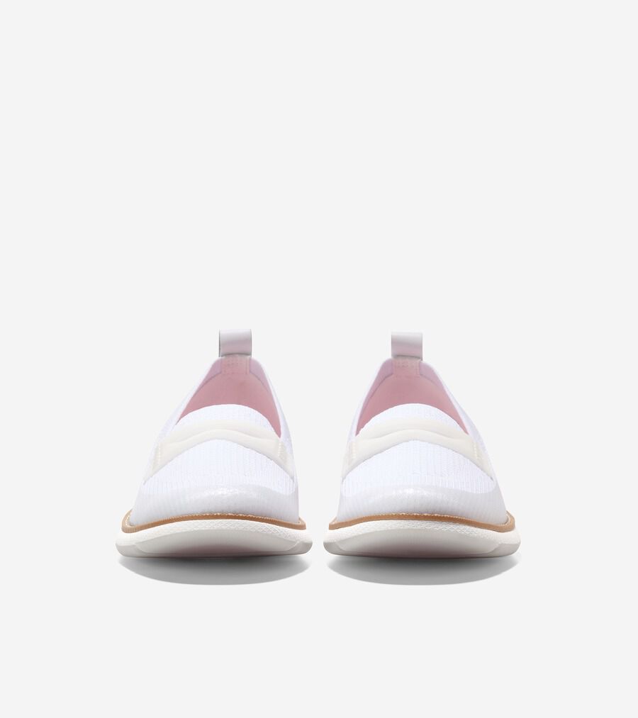 COLE HAAN ホワイト ローファー 約3cmヒール ブランド品専門の COLE HAAN ホワイト ローファー 約3cmヒール