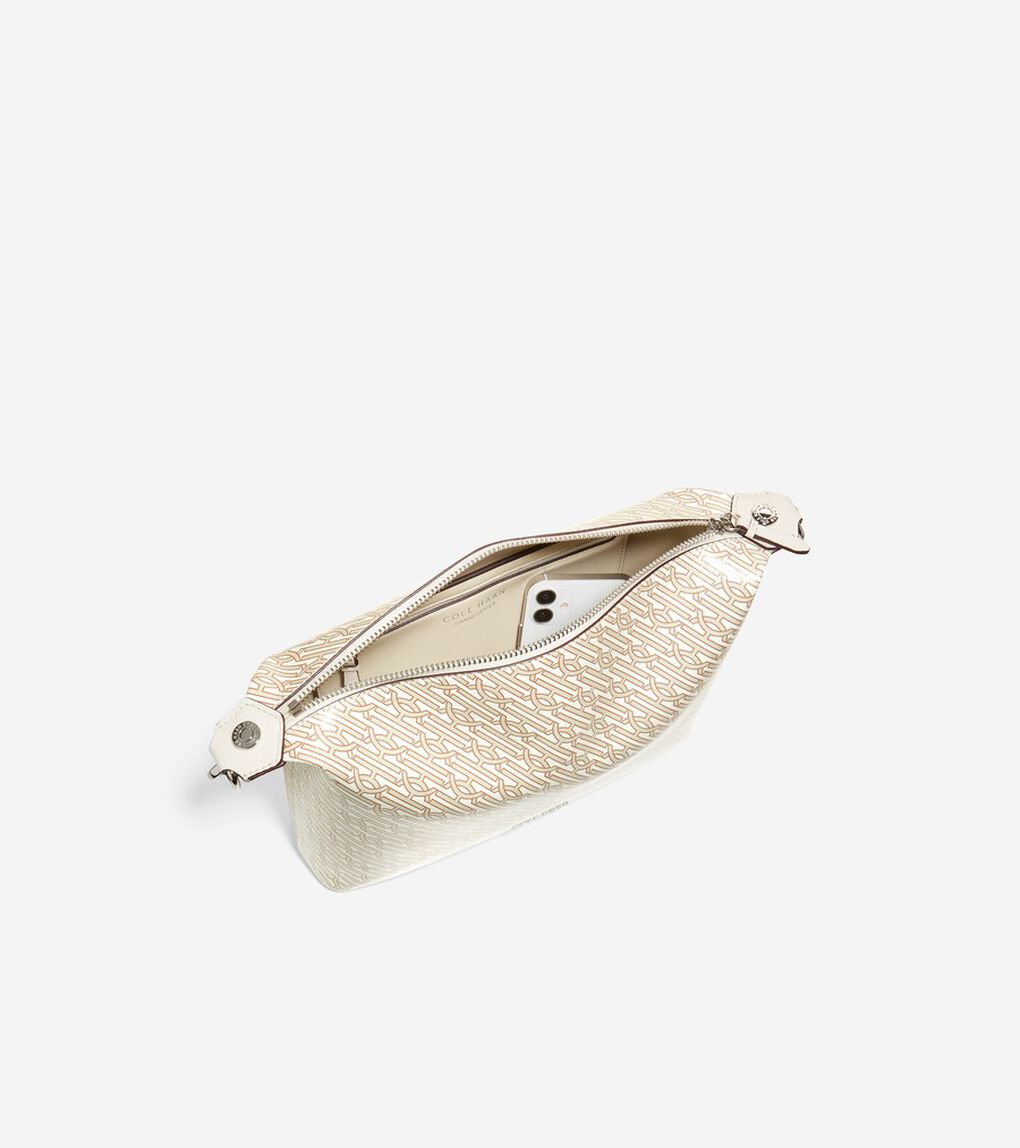 コーテッド キャンバス トップ ジップ クロスボディ womens.