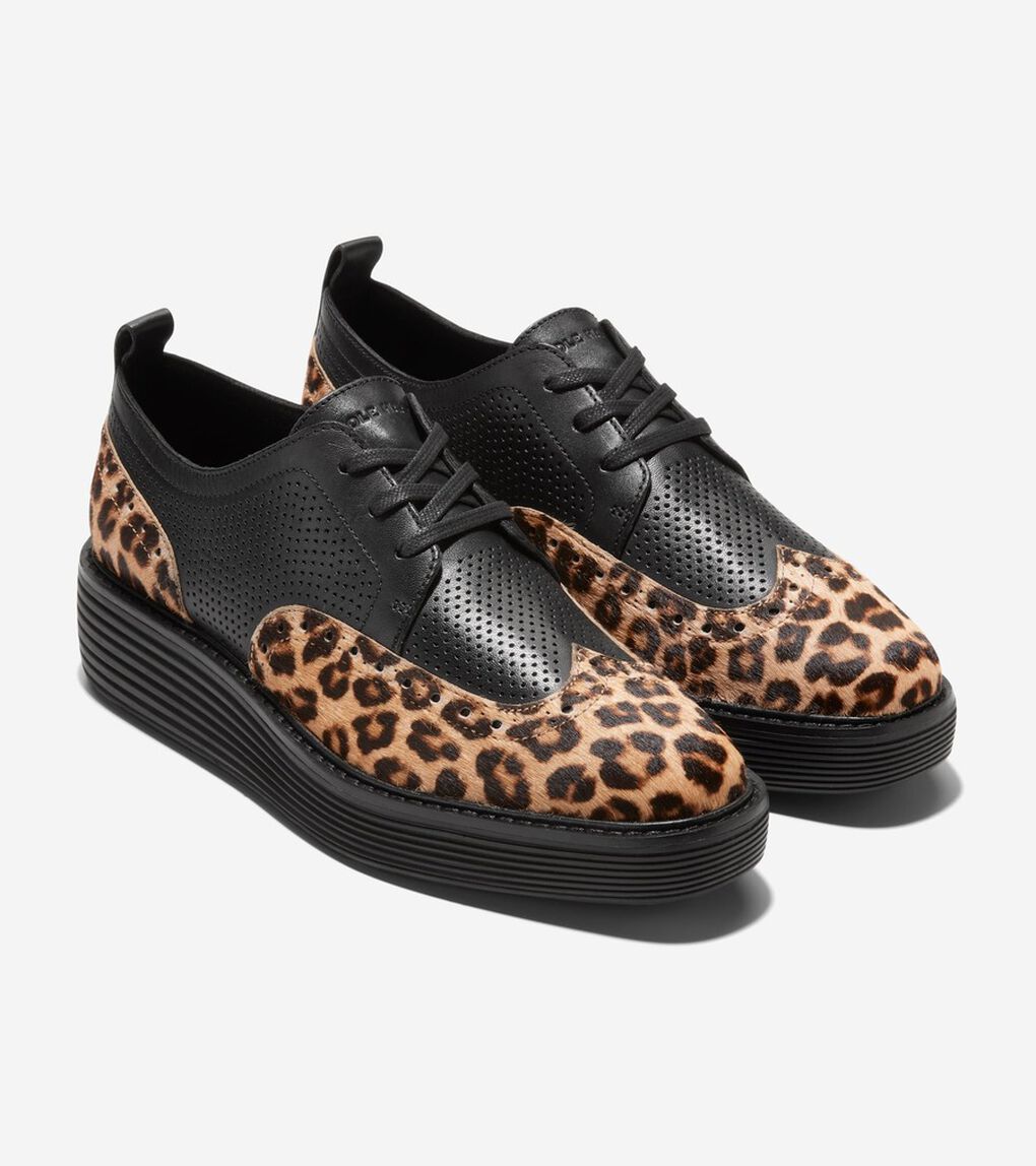 オリジナルグランド プラットフォーム ウィングチップ オックスフォード womens.