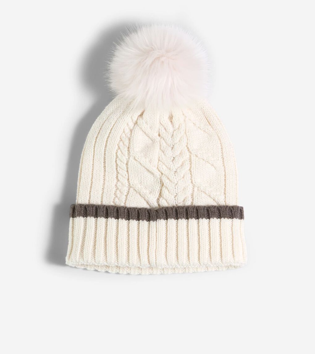 エッセンシャル リブカフハット womens.