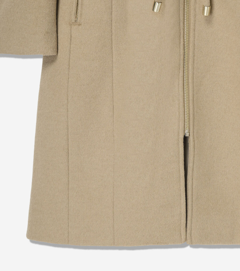 スリック ウール コート womens