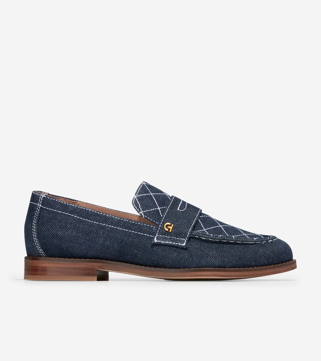 ラックス ピンチ ペニー テキスタイル スリッポン ローファー womens.