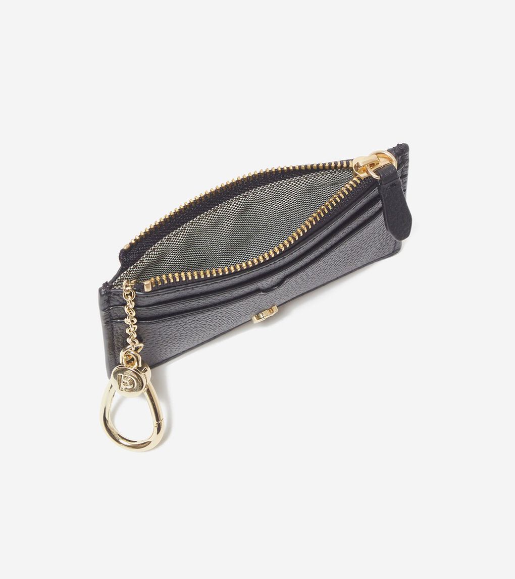 エッセンシャル ジップ カード ケース womens