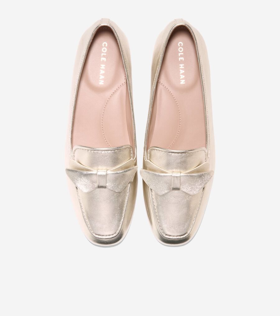 Cole Haan ゴールド ローファー COLE HAAN コールハーン Colehaan アウトレット レディース