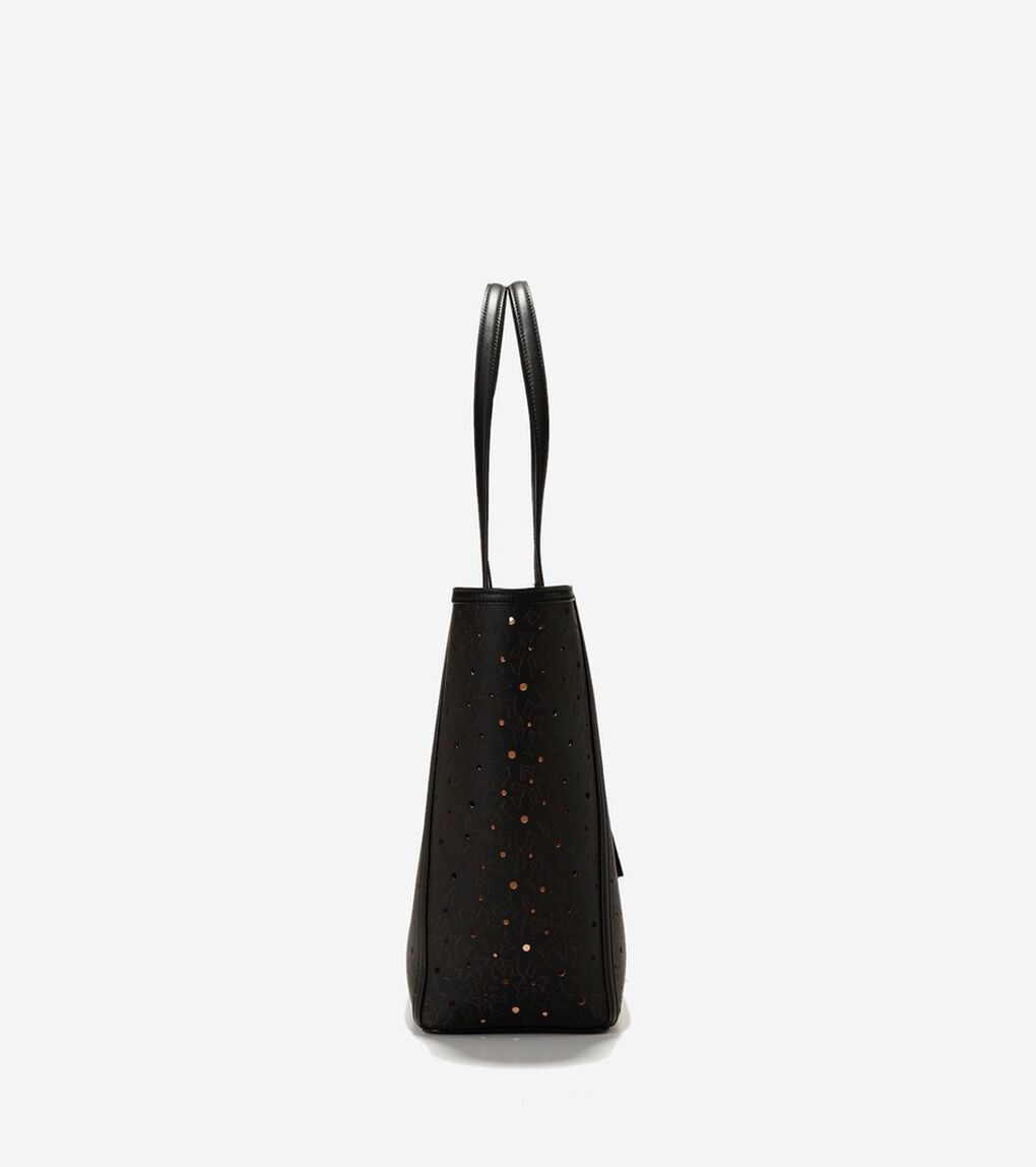 ナタリー レーザー フローラル トート womens.