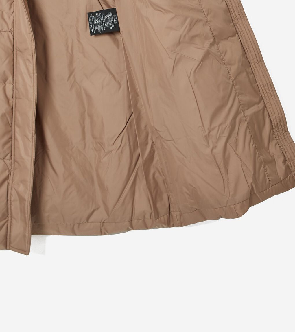 エッセンシャル ダウンコート ウィズ リムーバル ファー womens.