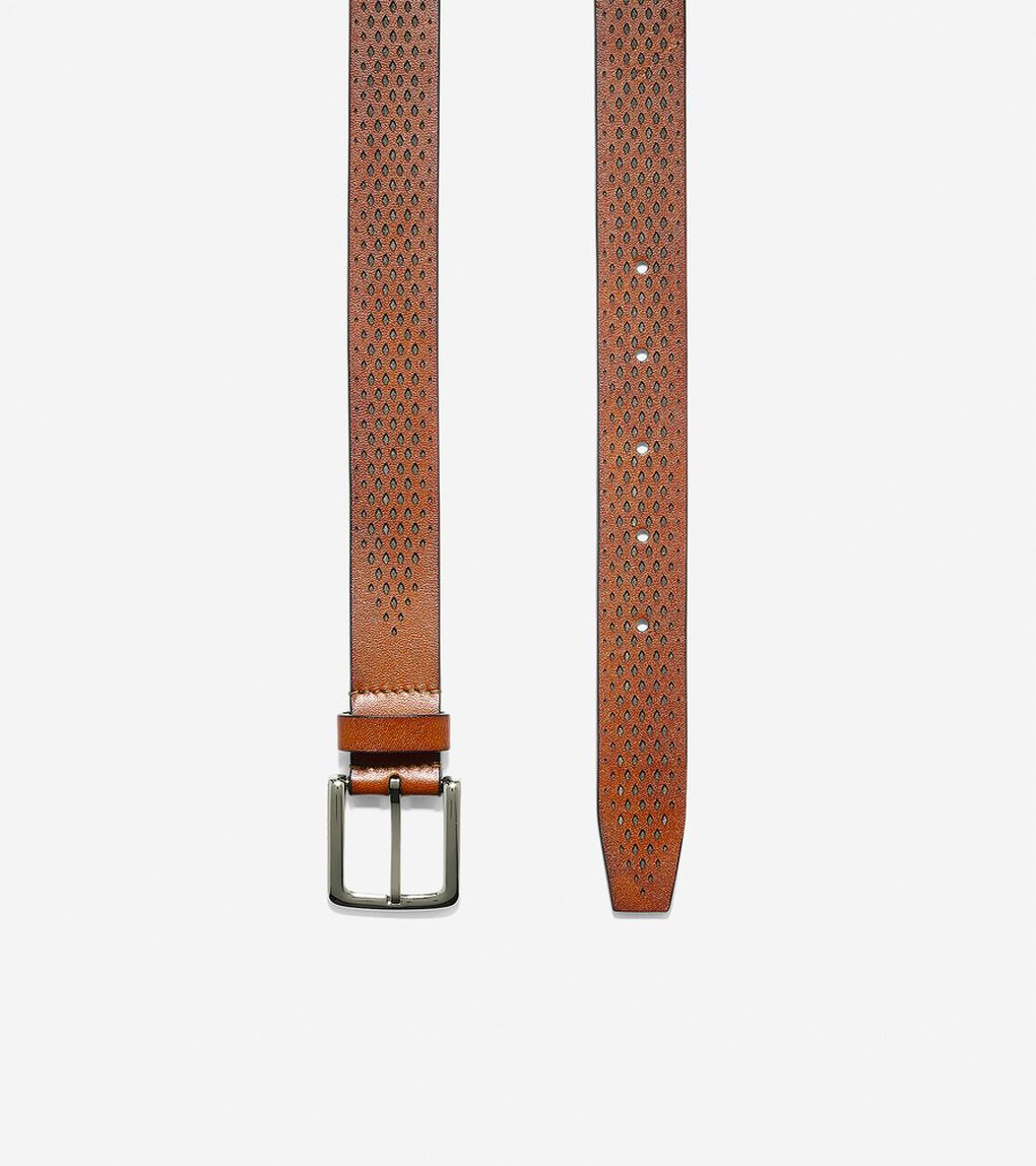 ワシントン グランド 32mm レーザー パーフォレーション ベルト mens.