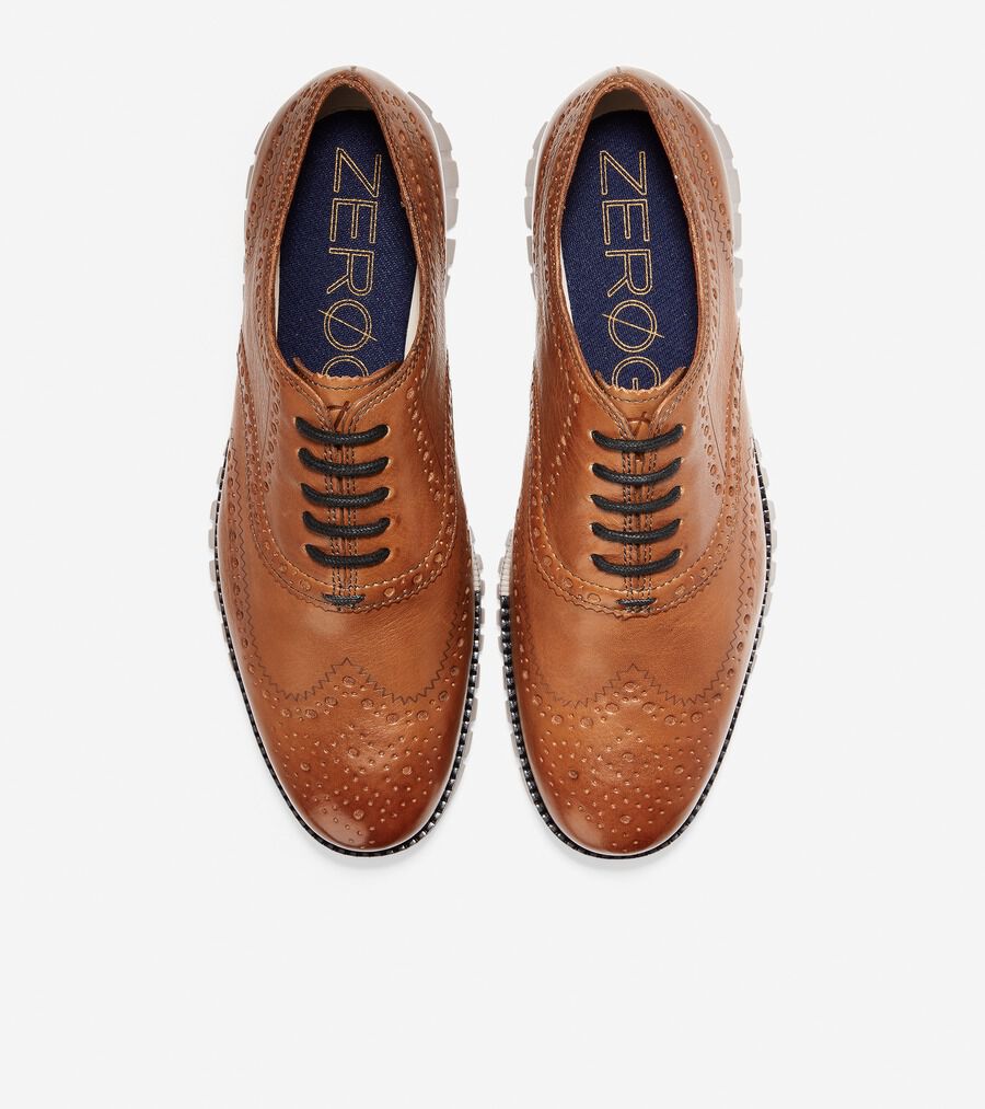 ゼログランド ウィングチップ オックスフォード mens. 0.0