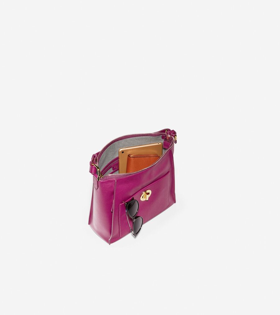 スモール ターンロック ショルダー バッグ womens. 10000 | COLE_HAAN