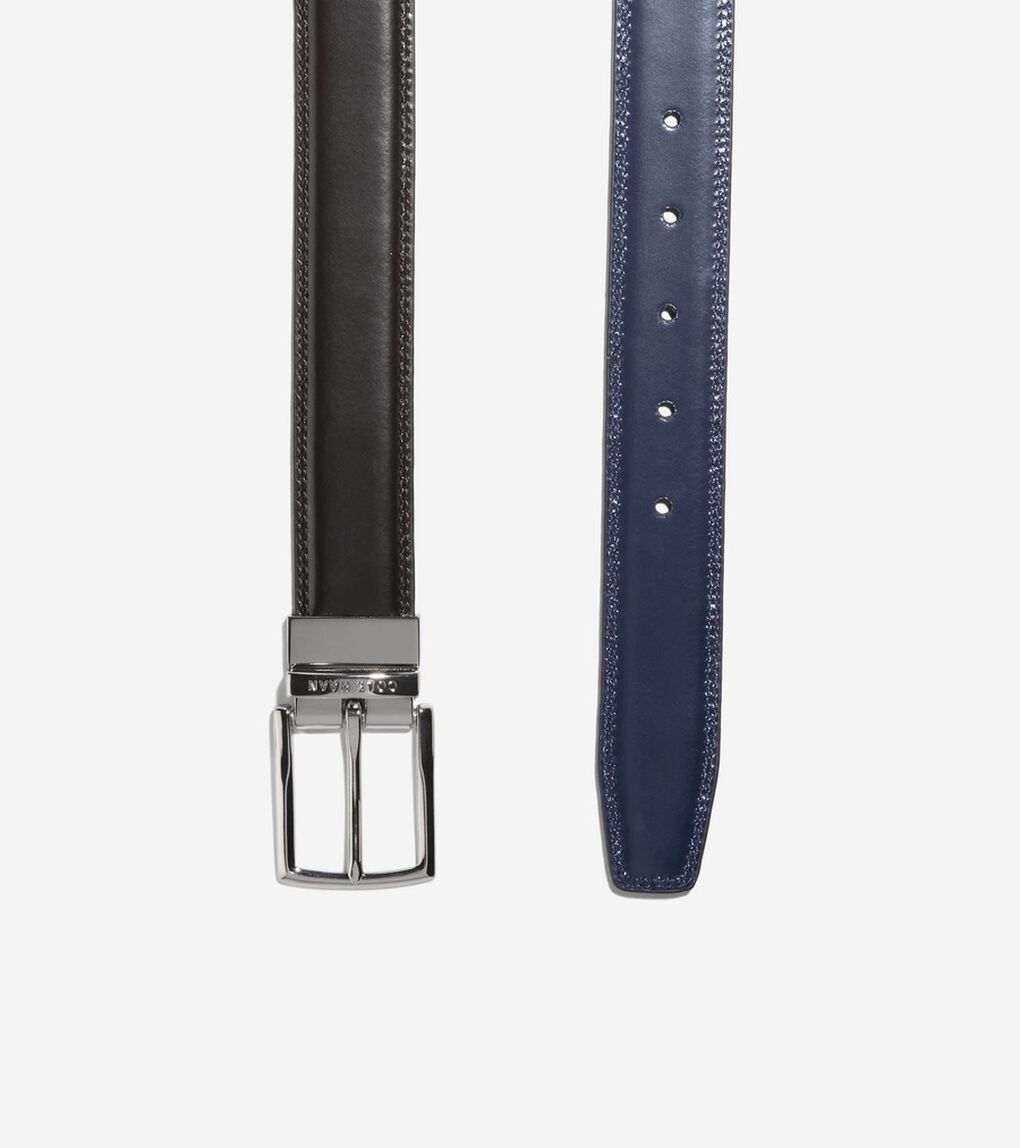 クラシックリバーシブルレザーベルト mens