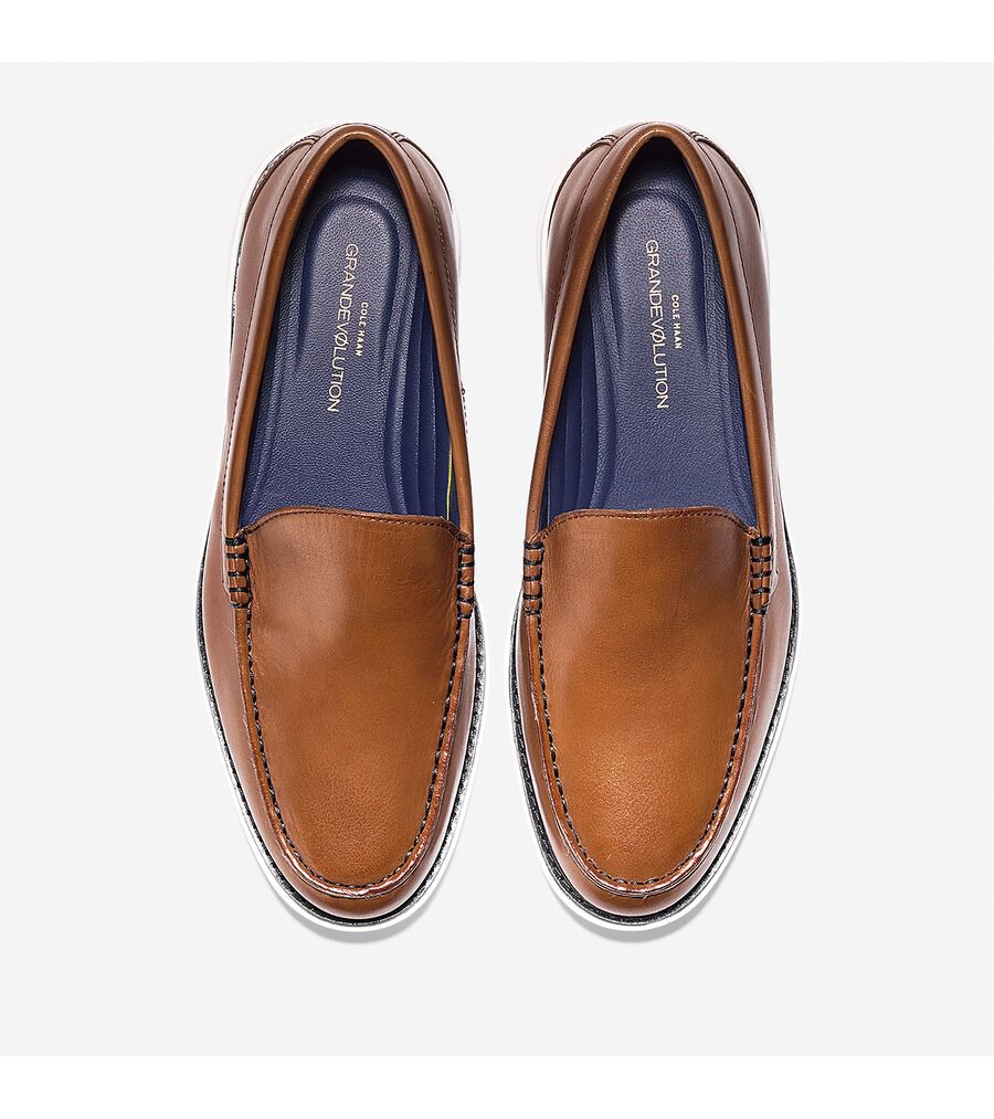 COLE HAAN　靴　明るめの茶　美品 スニーカー メンズ 黒 白 茶 レザー シューズ 本革 靴 コール
