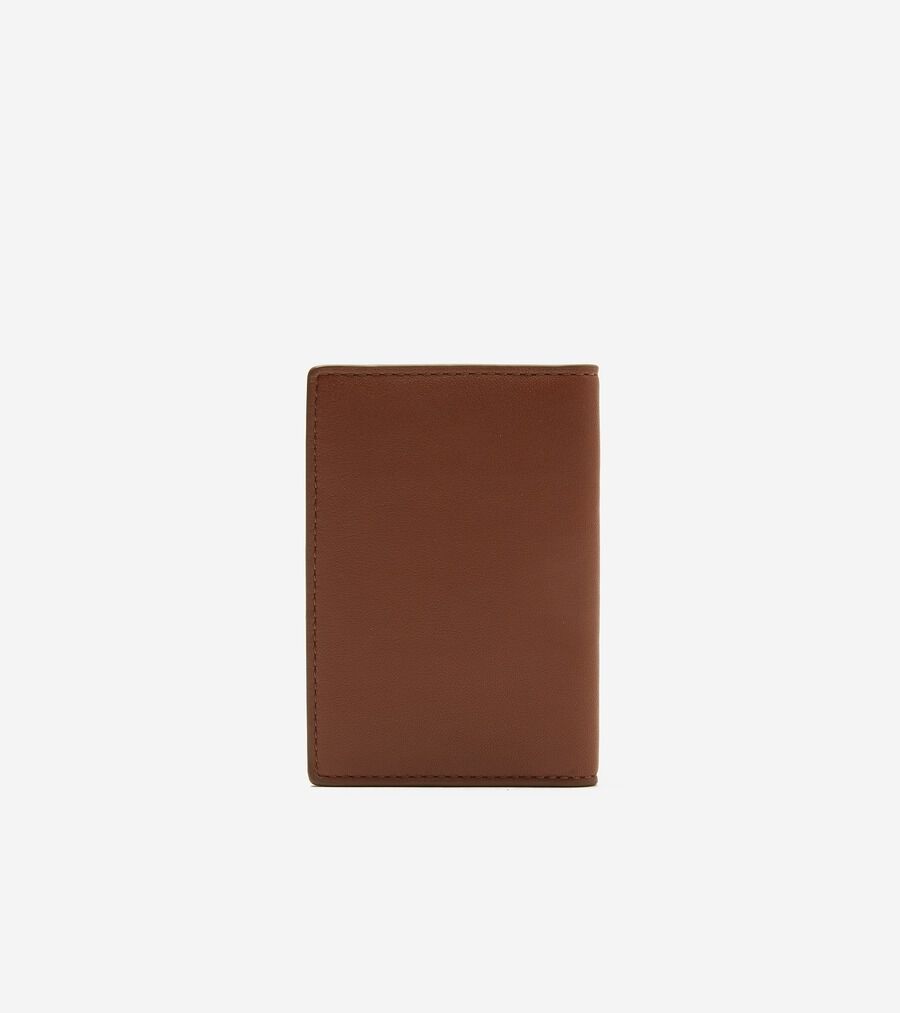 カラーブロック フォールデッド カード ケース mens. 8000