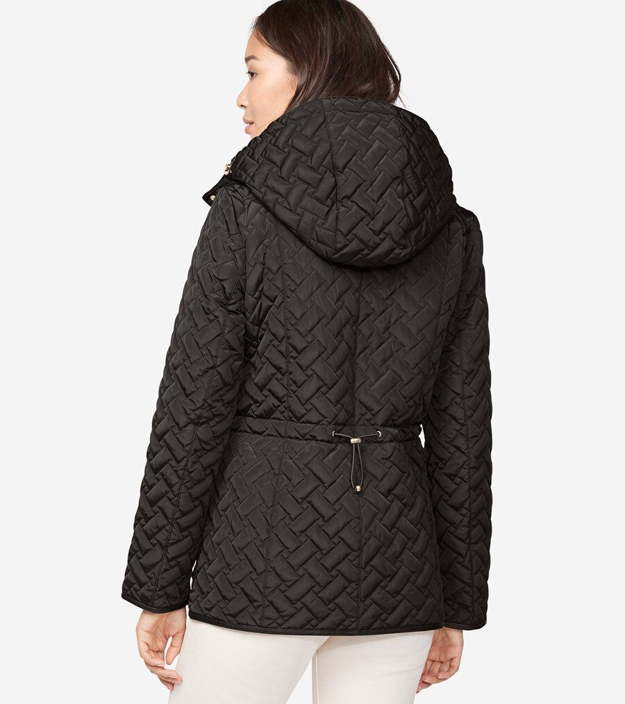 シグネチャー キルテッド ジップ フロント ジャケット womens. 0.0 | COLE_HAAN