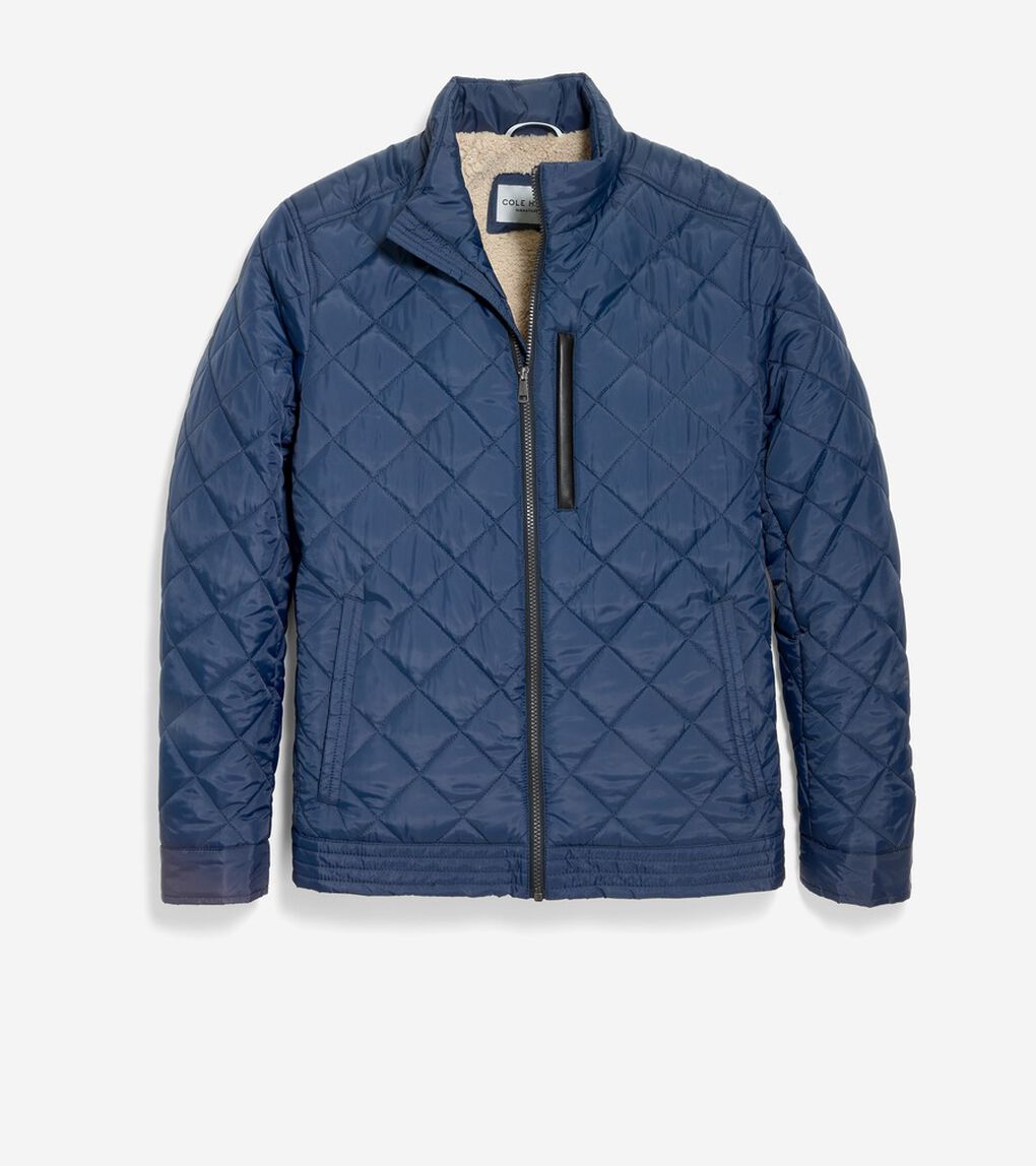 モダン キルテッド ボマー mens.