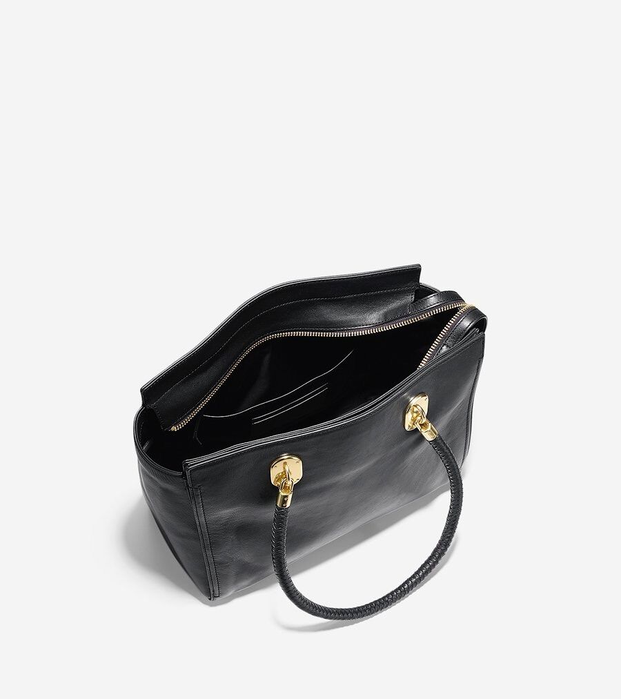 COLE HAAN✨ ベンソン II ワーク トート　オールレザー　ゴールド金具 ベンソン II ワーク トート womens. 21000 | COLE_HAAN