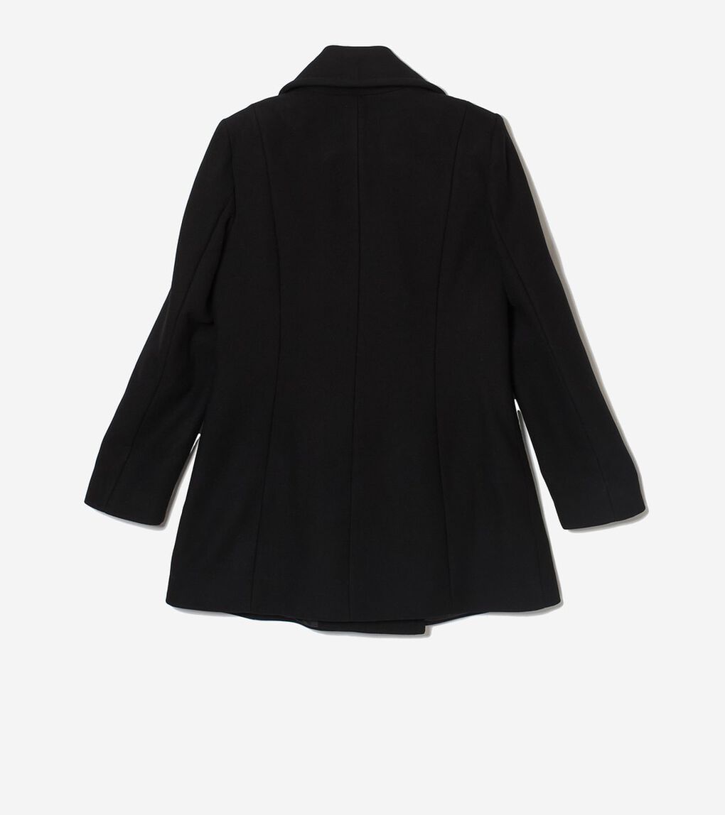ファインウールツイルピーコート womens.