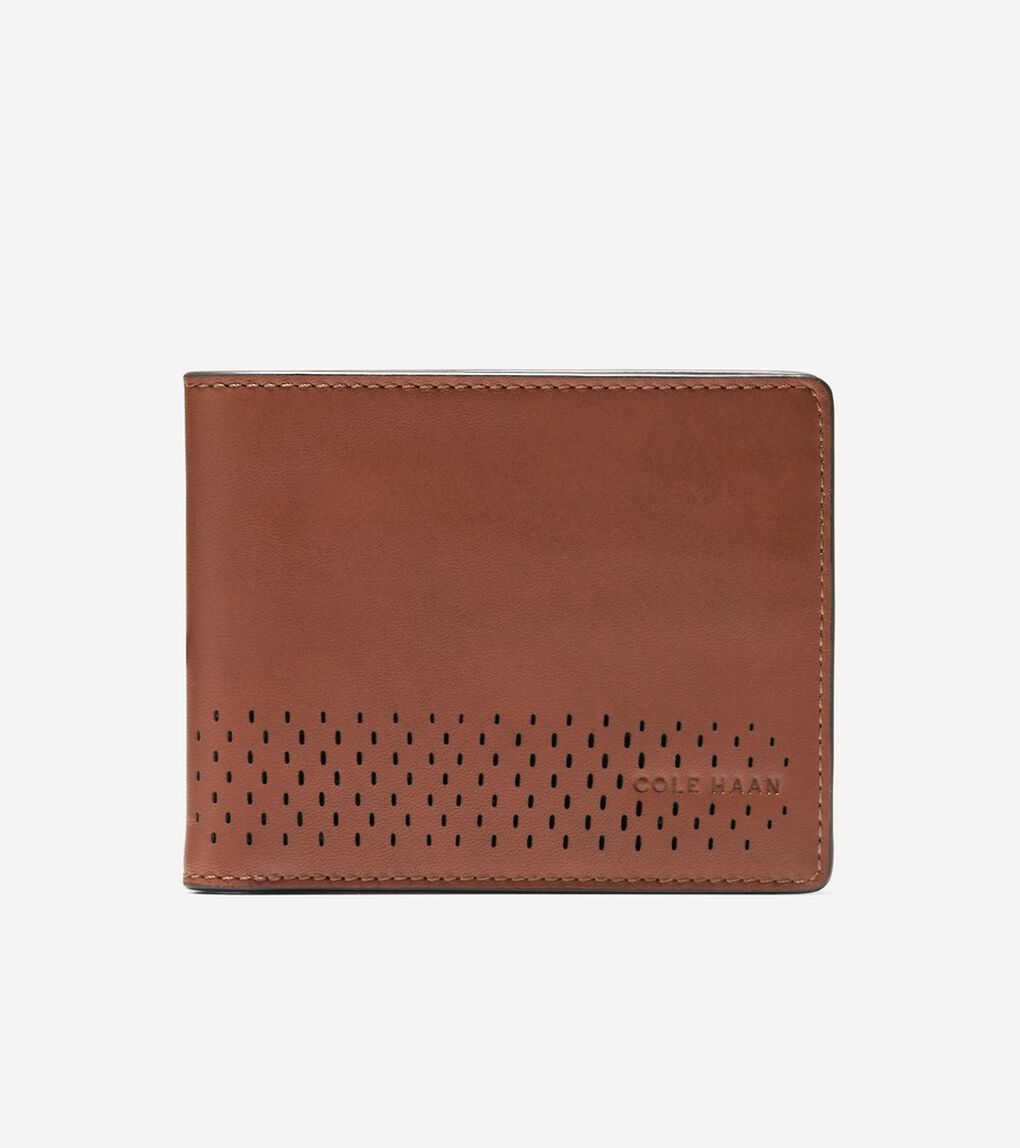 レザースリムフォールドウォレット mens