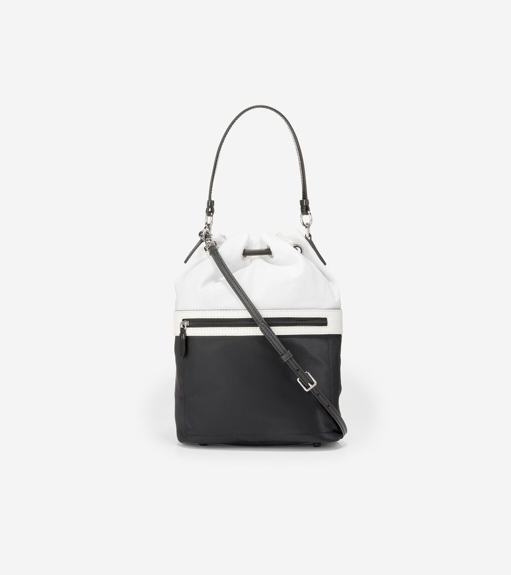 ナイロン ドローストリング クロスボディ womens.