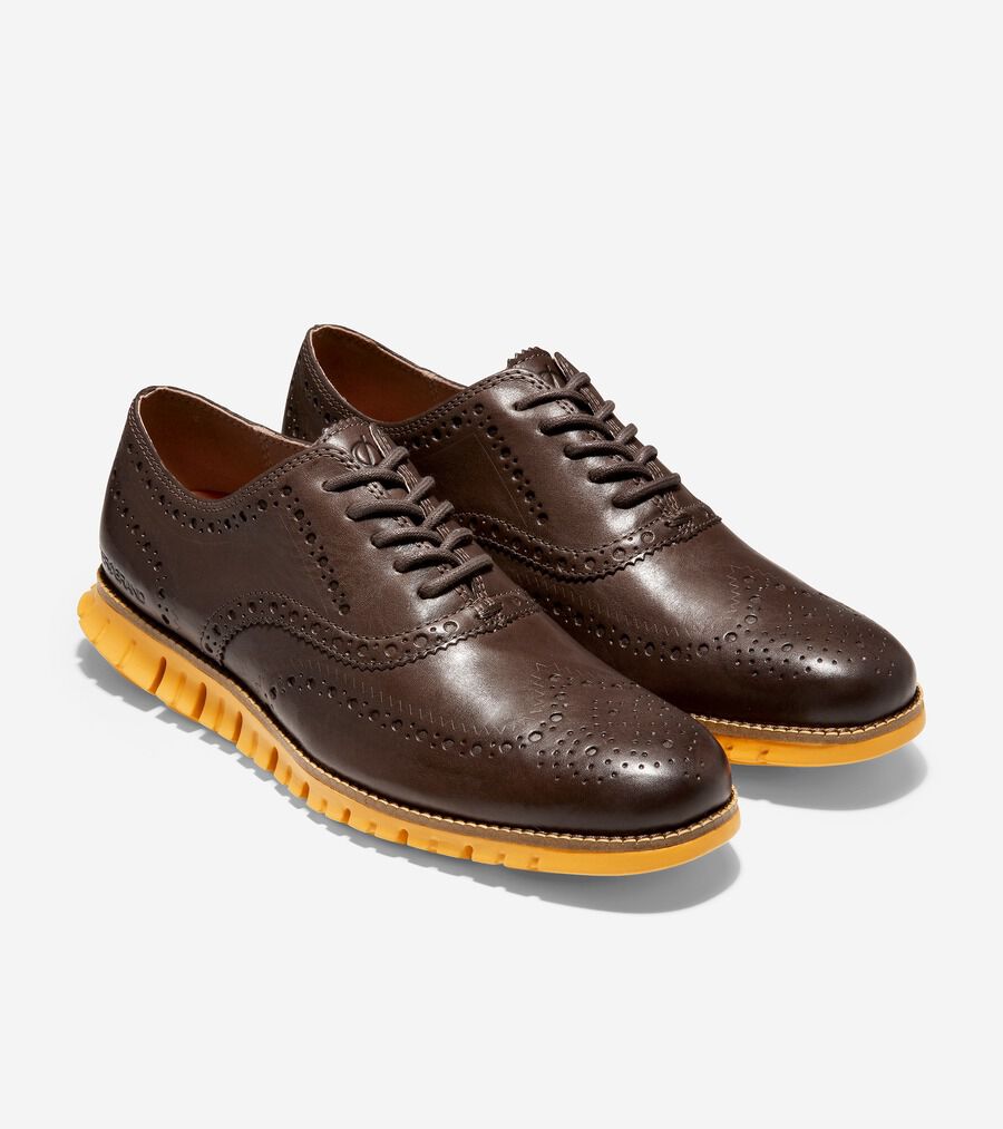 ゼログランド ウィングチップ オックスフォード mens. 0.0