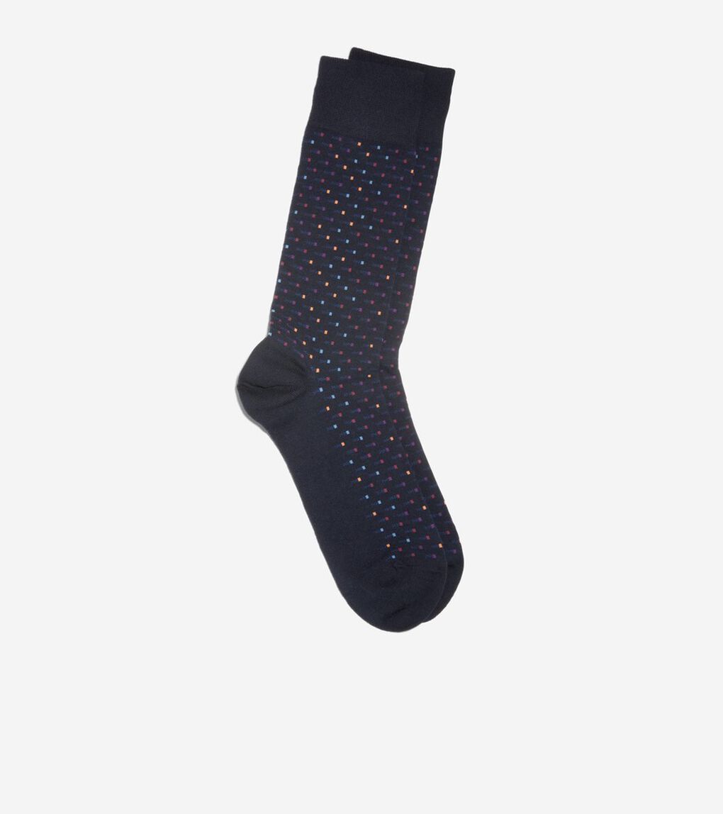 カラーブロックドレスクルー mens.