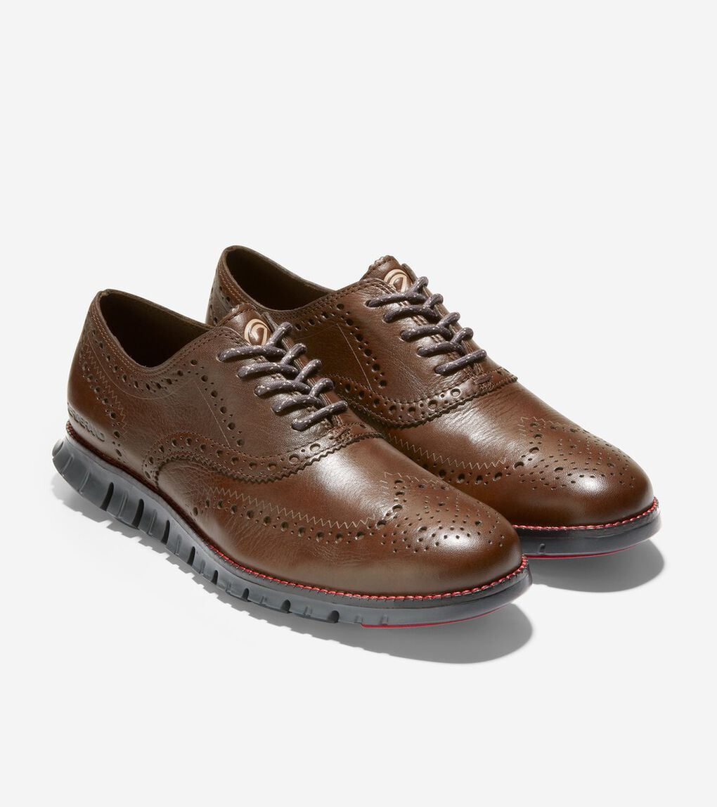 ゼログランド ウィングチップ オックスフォード mens.