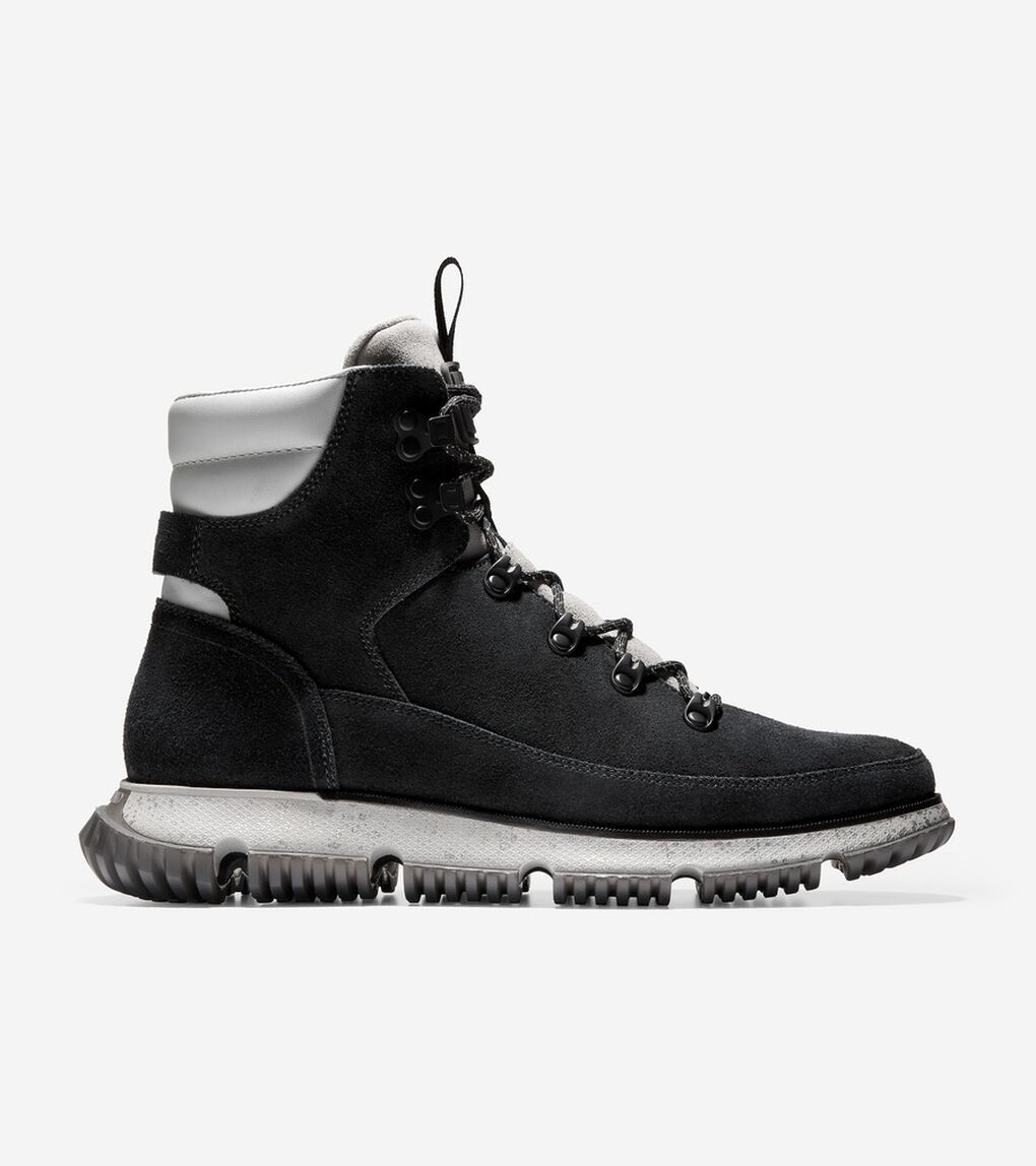 4.ゼログランド ハイカー ウォータープルーフ mens ブラックスエード.