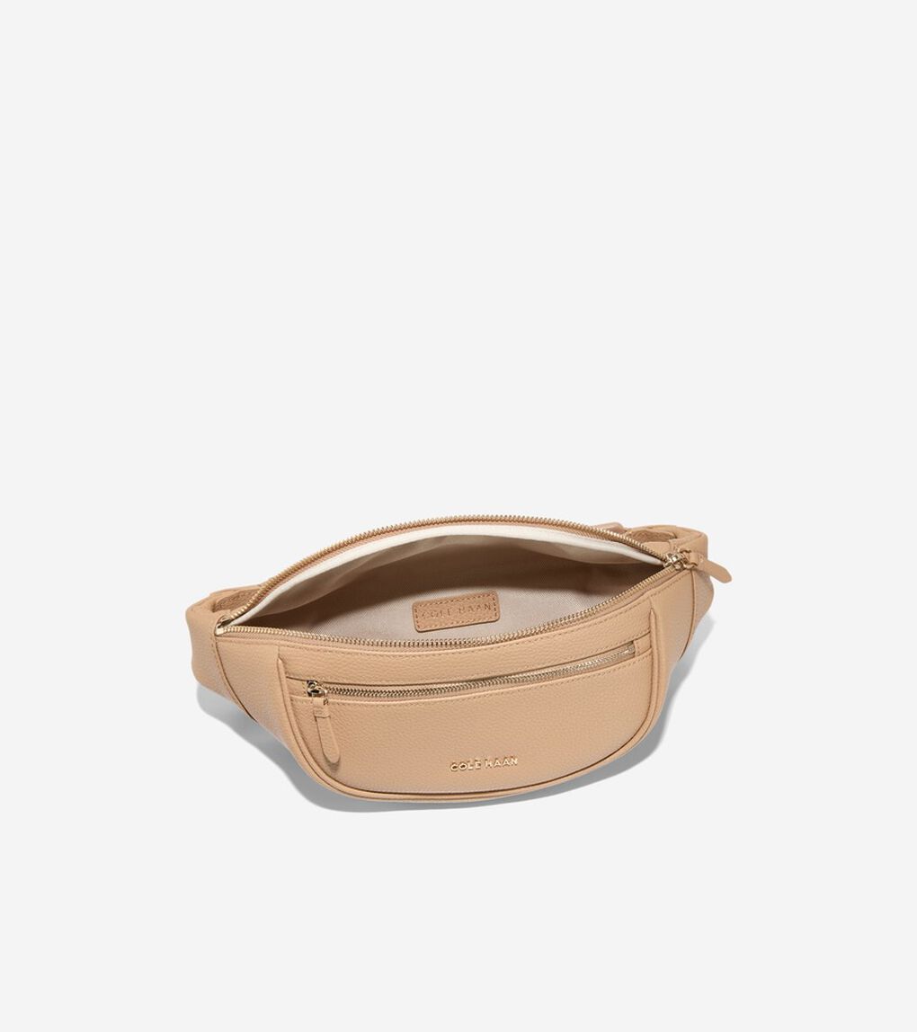 マッケンナ レザー ベルト バッグ womens.